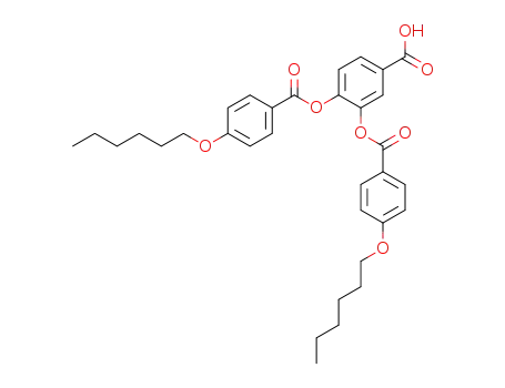 3,4-Bis-(4-hexyloxy-benzoyloxy)-benzoic acid