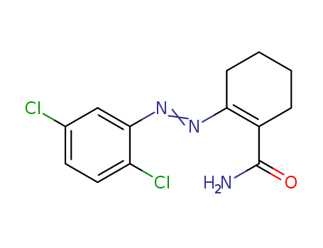 1-Cyclohexene-1-carboxamide, 2-[(2,5-dichlorophenyl)azo]-