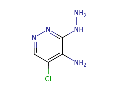 5-chloro-3-hydrazinyl-pyridazin-4-amine cas  53180-75-9