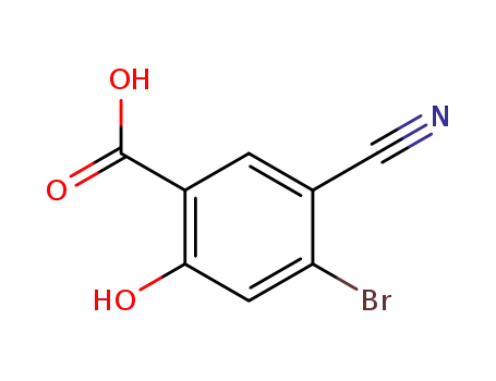 4-Brom-5-cyan-salicylsaeure