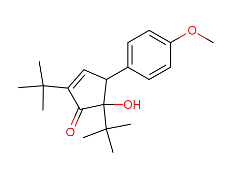 2,5-Di-tert-butyl-5-hydroxy-4-(4-methoxy-phenyl)-cyclopent-2-enone