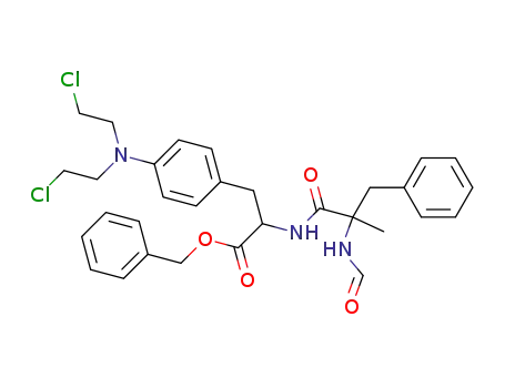 N-(N-Formyl-α-methyl-phenylalanyl)-sarkolysin-benzylester