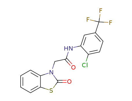 N-(2-Chloro-5-trifluoromethyl-phenyl)-2-(2-oxo-benzothiazol-3-yl)-acetamide