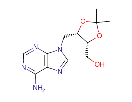 9-[(2'S,3'R)-4'-hydroxy-2',3'-isopropylidenedioxybutyl]adenine