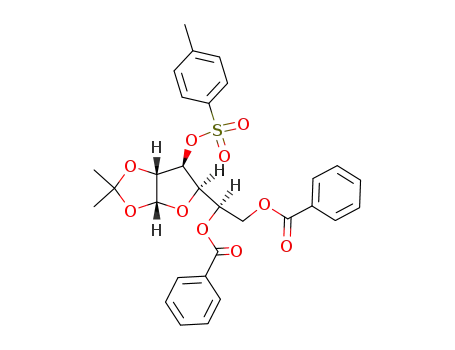 5,6-di-O-benzoyl-1,2-O-isopropylidene-3-O-toluene-p-sulfonyl-α-D-glucofuranose