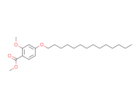 Benzoic acid, 2-methoxy-4-(tetradecyloxy)-, methyl ester