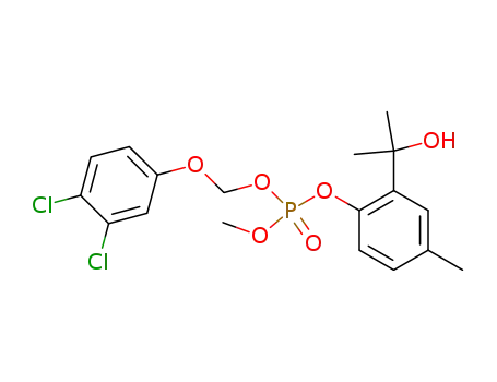 (3,4-dichlorophenoxy)methyl 2-(1-hydroxy-1-methylethyl)-4-methylphenyl methyl phosphate