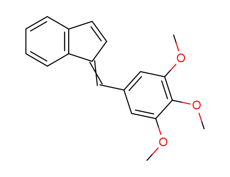 Molecular Structure of 2428-31-1 (1-(3,4,5-Trimethoxybenzylidene)-1H-indene)