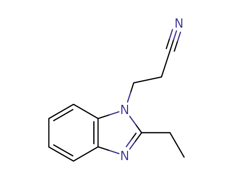 1H-벤즈이미다졸-1-프로판니트릴,2-에틸-(9CI)
