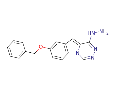 8-(Benzyloxy)-1-hydrazinyl[1,2,4]triazino[4,5-a]indole