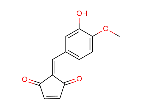 2-(3-hydroxy-4-methoxybenzylidene)cyclopent-4-ene-1,3-dione