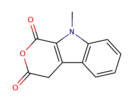 Molecular Structure of 60442-30-0 (9-methyl-4,9-dihydropyrano[3,4-b]indole-1,3-dione)
