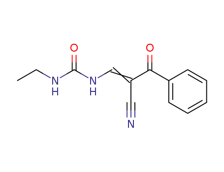 1-((E)-2-Cyano-3-oxo-3-phenyl-propenyl)-3-ethyl-urea