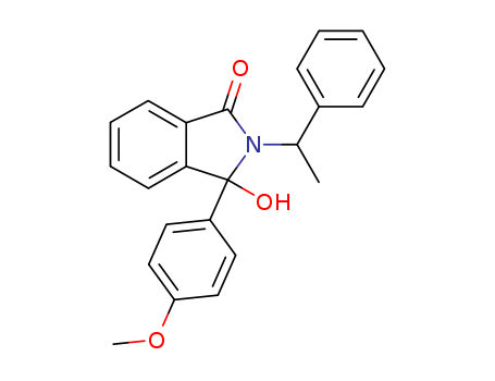 1H-Isoindol-1-one,  2,3-dihydro-3-hydroxy-3-(4-methoxyphenyl)-2-(1-phenylethyl)-