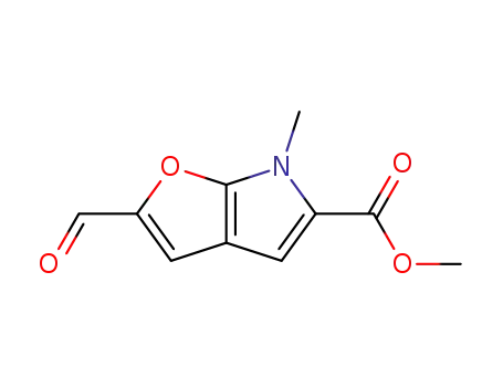 6H-Furo[2,3-b]pyrrole-5-carboxylic  acid,  2-formyl-6-methyl-,  methyl  ester