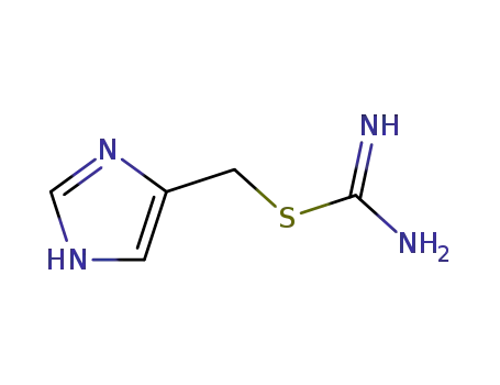 Molecular Structure of 104926-41-2 (Carbamimidothioic acid, 1H-imidazol-4-ylmethyl ester (9CI))