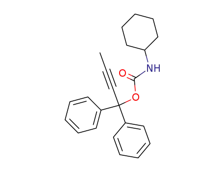 1,1-Diphenyl-2-butynyl cyclohexylcarbamate
