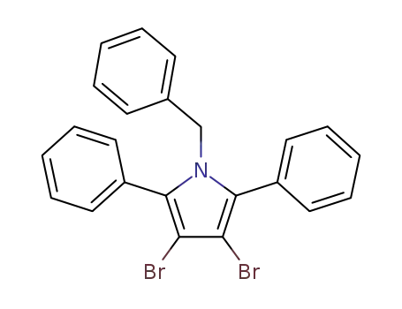 1-Benzyl-3,4-dibromo-2,5-diphenylpyrrole
