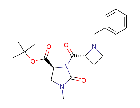 (S)-3-((R)-1-Benzyl-azetidine-2-carbonyl)-1-methyl-2-oxo-imidazolidine-4-carboxylic acid tert-butyl ester