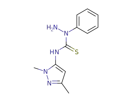 4-(1,4-dimethylpyrazol-5-yl)-2-phenylthiosemicarbazide