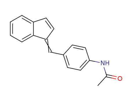 Acetamide,N-[4-(1H-inden-1-ylidenemethyl)phenyl]- cas  2428-32-2