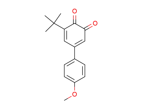 3,5-Cyclohexadiene-1,2-dione,
3-(1,1-dimethylethyl)-5-(4-methoxyphenyl)-