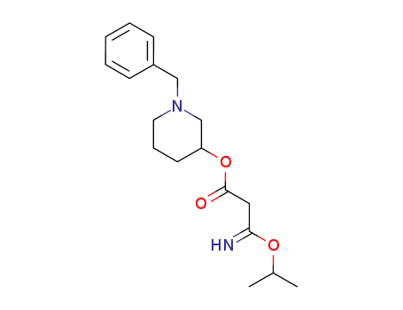Isopropoxycarbonimidoyl-acetic acid 1-benzyl-piperidin-3-yl ester