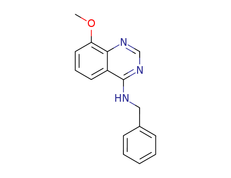 4-BENZYLAMINO-8-METHOXY-QUINAZOLINE