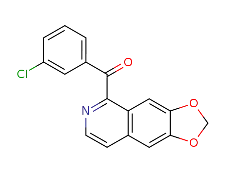 1-(3-chlorobenzoyl)-6,7-methylenedioxyisoquinoline