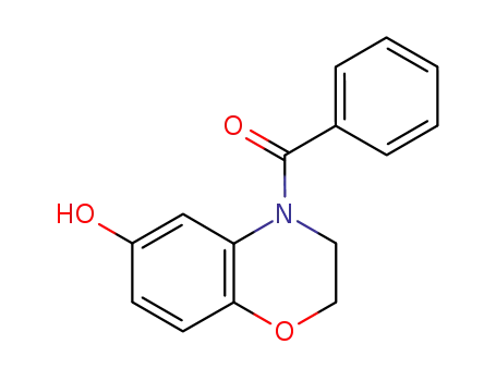 Molecular Structure of 258524-53-7 (4-benzoyl-6-hydroxy-3,4-dihydro-2H-1,4-benzoxazine)