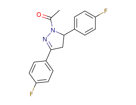 1-acetyl-3,5-bis(4-fluorophenyl)-4,5-dihydro-1H-pyrazole