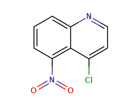 Molecular Structure of 40106-98-7 (4-CHLORO-5-NITROQUINOLINE)