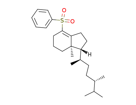 (3R,3aR)-3a-methyl-7-phenylsulfonyl-3-<(1R,4S)-1,4,5-trimethyl-hexyl>-2,3,3a,4,5,6-hexahydro-1H-indene