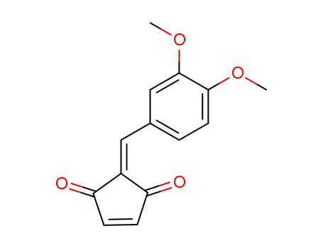 4-Cyclopentene-1,3-dione,2-[(3,4-dimethoxyphenyl)methylene]- cas  55776-45-9
