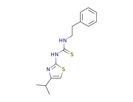 Thiourea,N-[4-(1-methylethyl)-2-thiazolyl]-N'-(2-phenylethyl)-