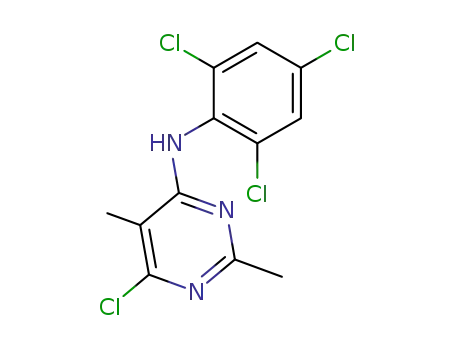 (6-Chloro-2,5-dimethyl-pyrimidin-4-yl)-(2,4,6-trichloro-phenyl)-amine
