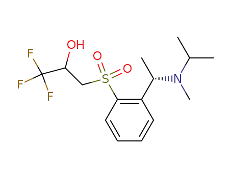1,1,1-Trifluoro-3-{2-[(S)-1-(isopropyl-methyl-amino)-ethyl]-benzenesulfonyl}-propan-2-ol