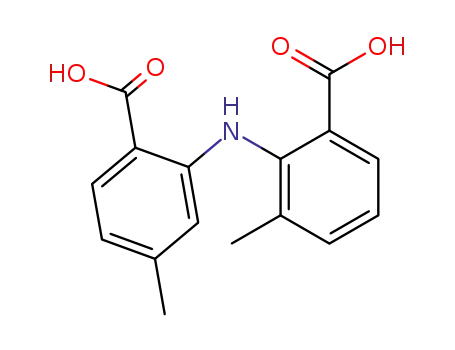 Molecular Structure of 206531-01-3 (5,6'-dimethyl-2,2'-iminodibenzoic acid)