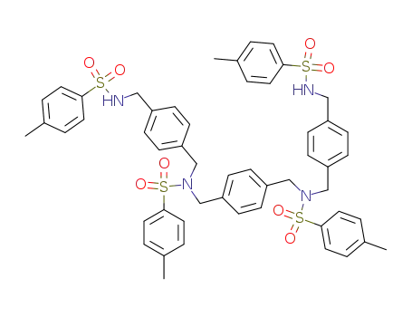 1,4-Bis{[N-(4-tolylsulfonyl)aminomethyl]benzyl-N-(4-tolylsulfonyl)aminomethyl}benzene