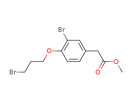 [3-Bromo-4-(3-bromo-propoxy)-phenyl]-acetic acid methyl ester