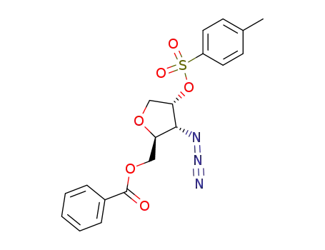 1,4-anhydro-3-azido-5-O-benzoyl-3-deoxy-2-O-p-toluenesulfonyl-D-ribitol