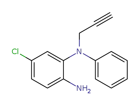 Molecular Structure of 198839-56-4 (4-Chloro-N<sup>2</sup>-phenyl-N<sup>2</sup>-prop-2-ynyl-benzene-1,2-diamine)