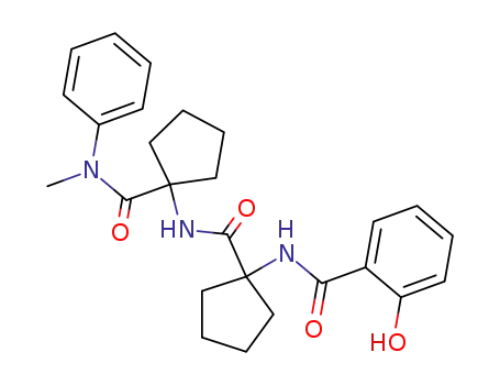 2-Hydroxy-N-{1-[1-(methyl-phenyl-carbamoyl)-cyclopentylcarbamoyl]-cyclopentyl}-benzamide