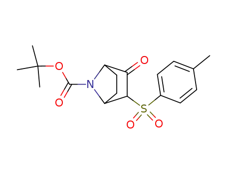 7-Azabicyclo[2.2.1]heptane-7-carboxylic acid,
2-[(4-methylphenyl)sulfonyl]-3-oxo-, 1,1-dimethylethyl ester