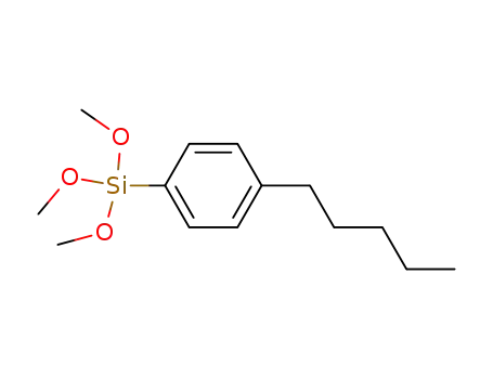 Silane, trimethoxy(4-pentylphenyl)-