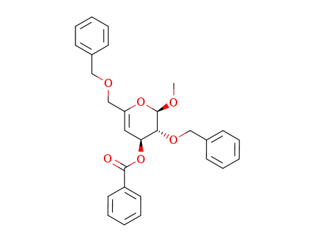 methyl 2,6-di-O-benzyl-3-O-benzoyl-4-deoxy-α-L-threo-hex-4-enopyranoside