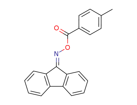 Molecular Structure of 58608-52-9 (9H-Fluoren-9-one, O-(4-methylbenzoyl)oxime)