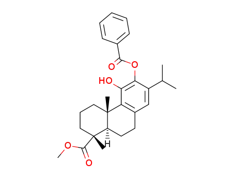 methyl 12-benzoyloxy-11-hydroxyabieta-8,11,13-trien-18-oate
