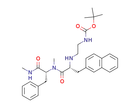 (2-{(R)-1-[Methyl-((R)-1-methylcarbamoyl-2-phenyl-ethyl)-carbamoyl]-2-naphthalen-2-yl-ethylamino}-ethyl)-carbamic acid tert-butyl ester