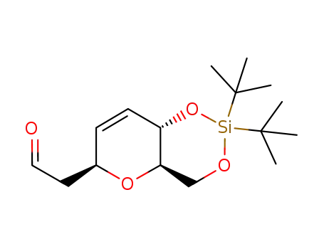 2-{(4aR,6S,8aS)-2,2-di-tert-butyl-4,4a,6,8a-tetrahydropyrano[3,2-d][1,3,2]dioxasilin-6-yl}acetaldehyde